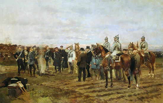 The Hostages: Souvenir of the 1870-71 Campaign od Edouard Detaille