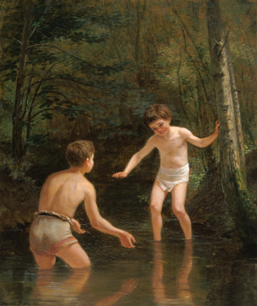 Bathing Boys od Edouard Frère