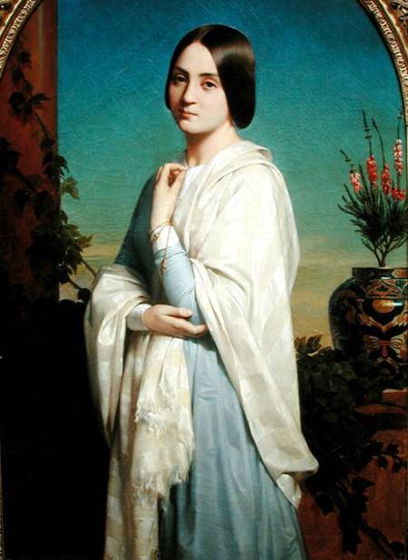 Madame Edouard Dubufe (1822-55) od Edouard Louis Dubufe