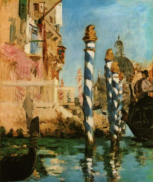 Grand Canal, Venice od Edouard Manet