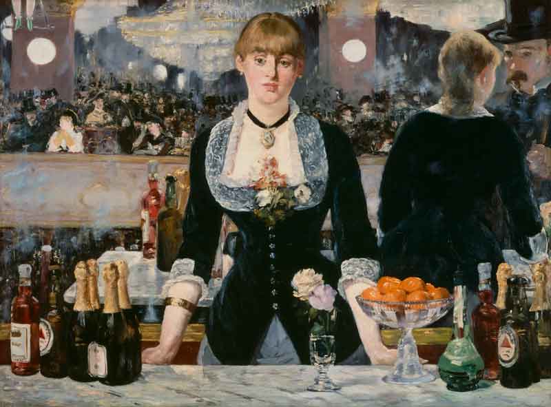 Bar at the Folies-Bergeres od Edouard Manet