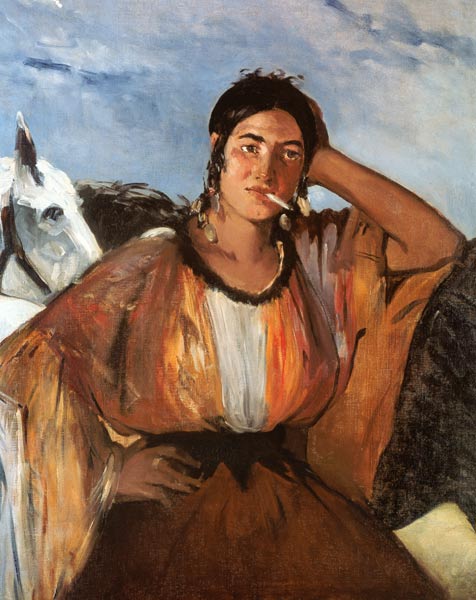 Gypsy with a Cigarette od Edouard Manet