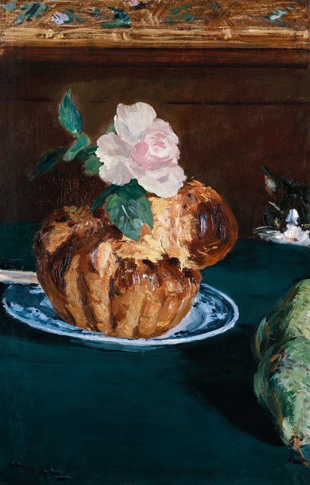 Quiet life with Brioche od Edouard Manet