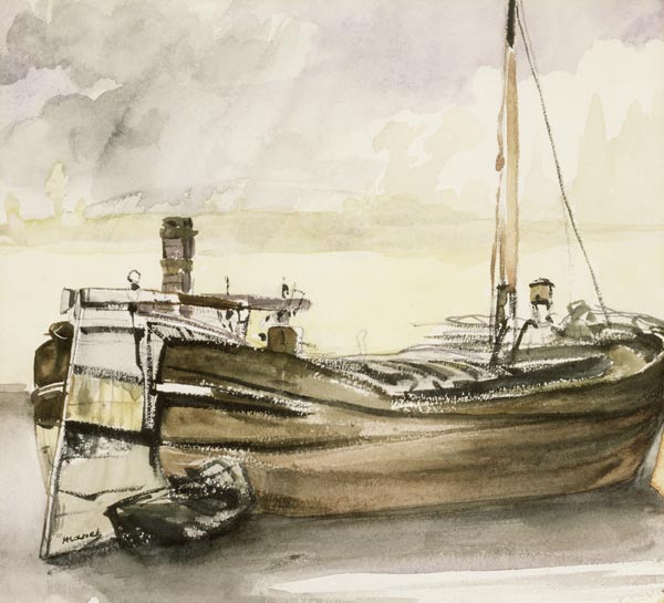 The Barge od Edouard Manet