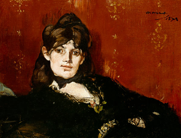 Berthe Morisot (1841-95) Reclining od Edouard Manet