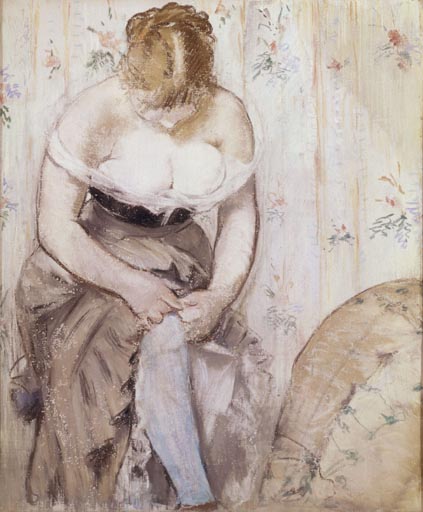 La femme a la jarretiere od Edouard Manet