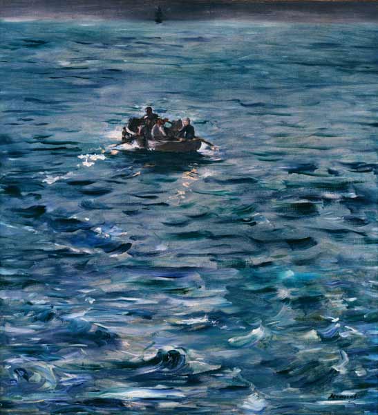 The Escape of Henri de Rochefort (1831-1915) 20 March 1874 od Edouard Manet