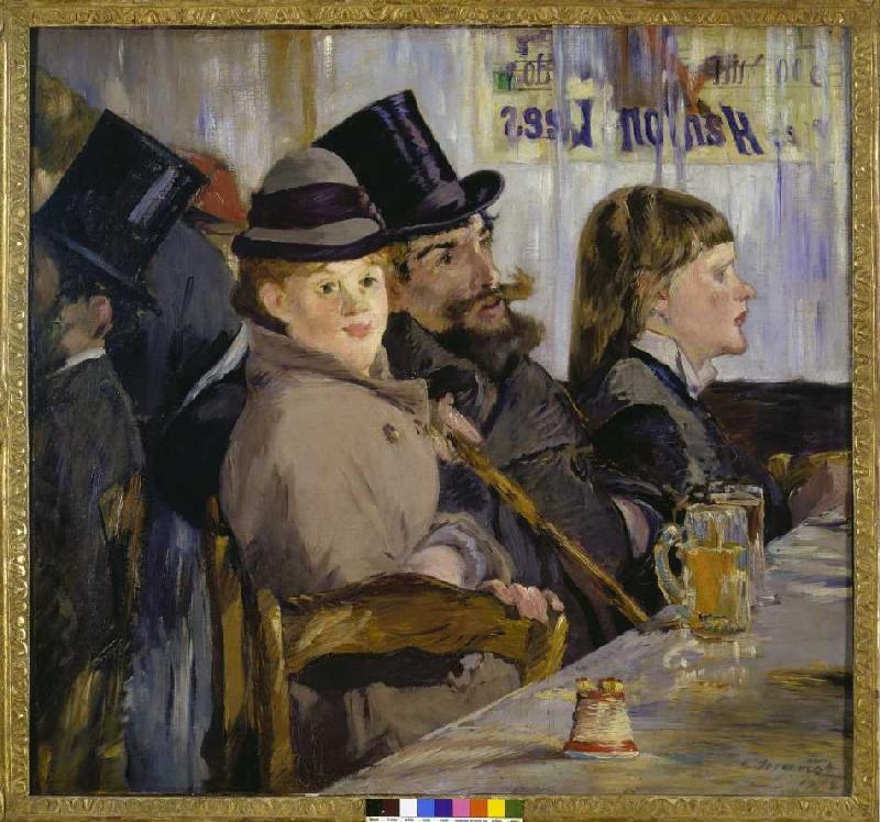 In the café od Edouard Manet