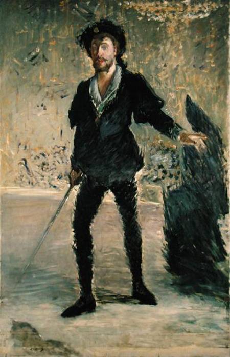 Jean Baptiste Faure (1840-1914) in the Opera 'Hamlet' by Ambroise Thomas (1811-86) (Study) od Edouard Manet