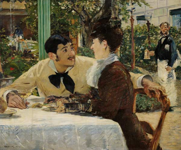 Couple at Père Lathuille od Edouard Manet