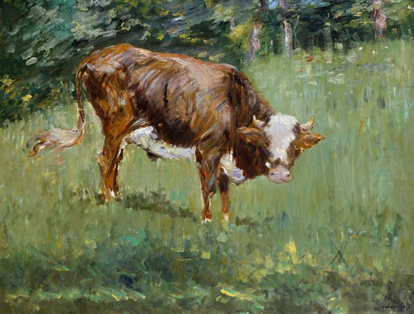 Young Bull in a Meadow od Edouard Manet