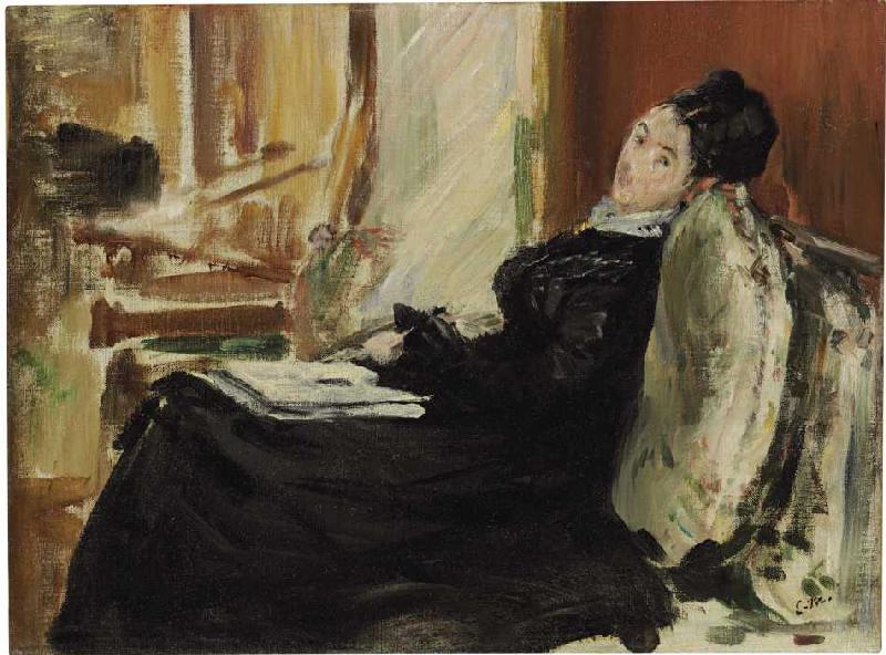 Lesende junge Frau od Edouard Manet