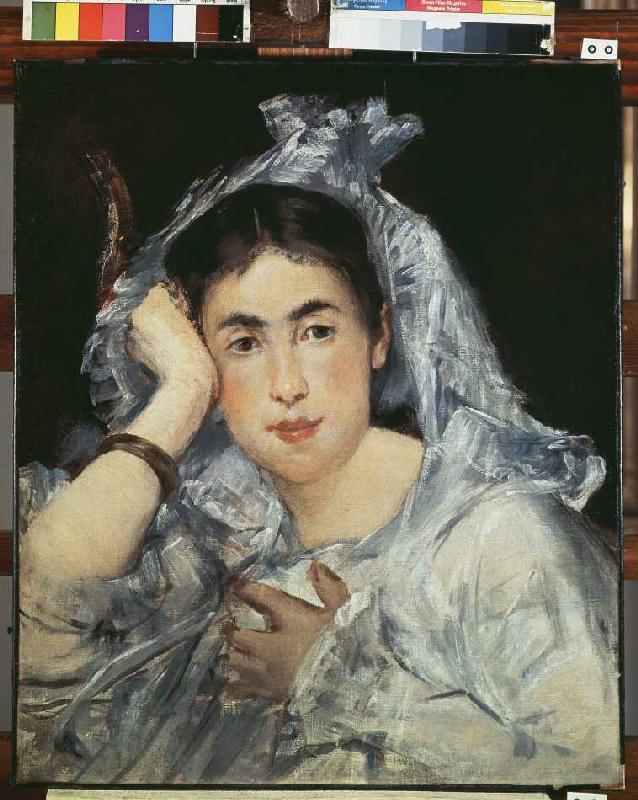 Marguerite de Conflans with hood od Edouard Manet