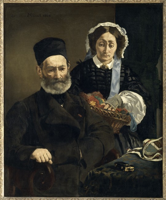 Monsieur and Madame Auguste Manet od Edouard Manet