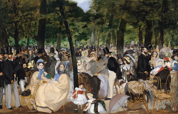 Music in the Tuileries od Edouard Manet