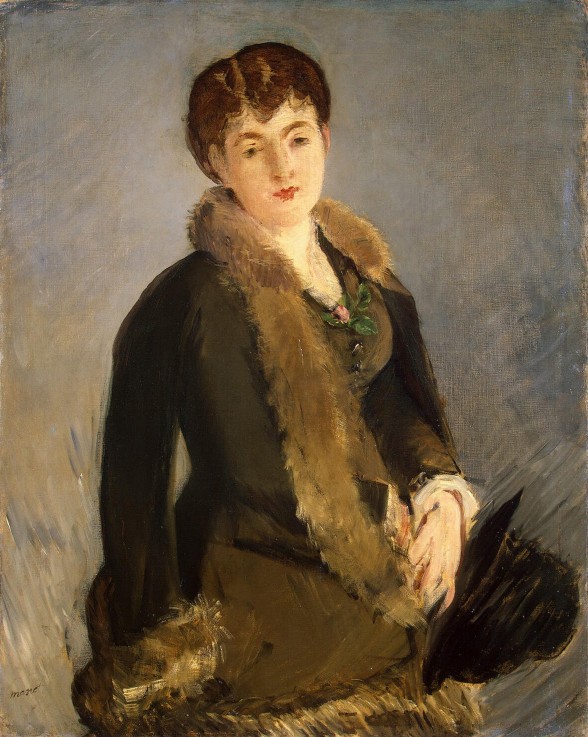 Portrait of Mademoiselle Isabelle Lemonnier od Edouard Manet