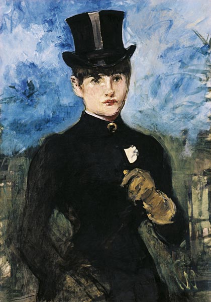 Horsewoman, Fullface od Edouard Manet