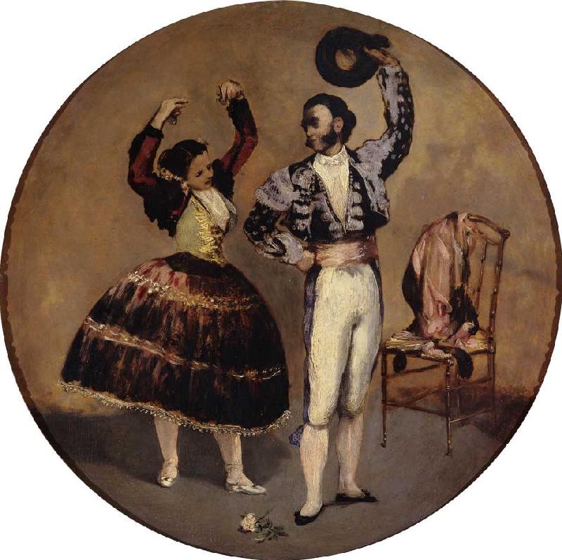 Spanisches Tanzpaar. od Edouard Manet