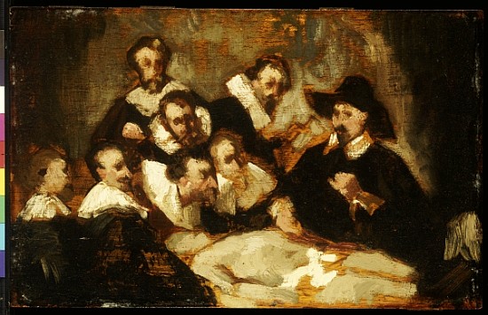 The Anatomy Lesson, after Rembrandt, c.1856 od Edouard Manet