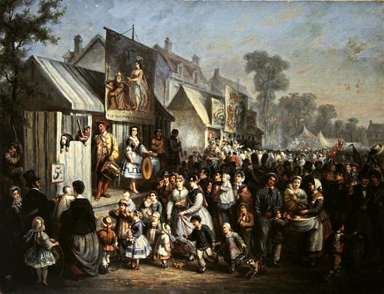A Fete at Saint-Cloud during the Second Empire od Edouard Vaumort