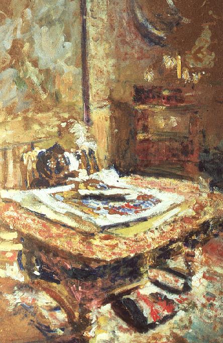 Interior, c.1906 (oil on card)  od Edouard Vuillard