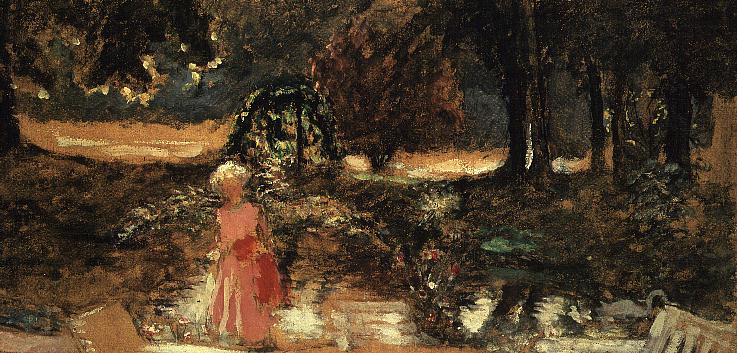 Mother and Child in a Park  od Edouard Vuillard
