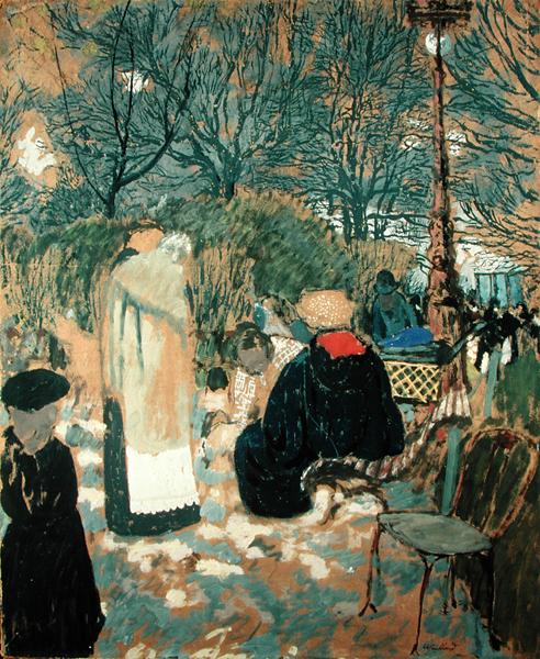 Park Scene (oil on canvas)  od Edouard Vuillard