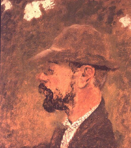 Portrait of Henri de Toulouse-Lautrec (1864-1901) c.1897-98 (oil on canvas)  od Edouard Vuillard
