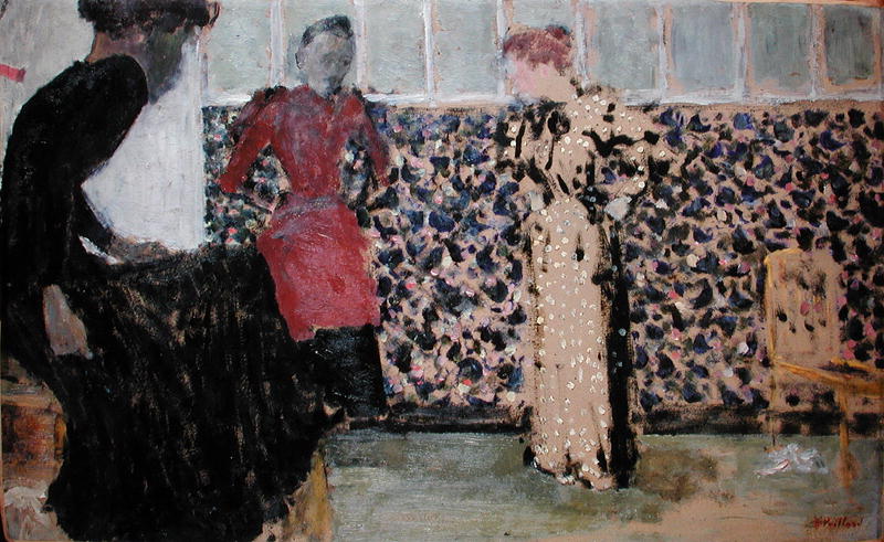 The Needlewomen, 1893-94 (mixed media on cardboard)  od Edouard Vuillard