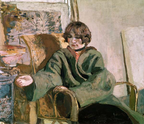Woman seated next to a stove (oil on canvas)  od Edouard Vuillard