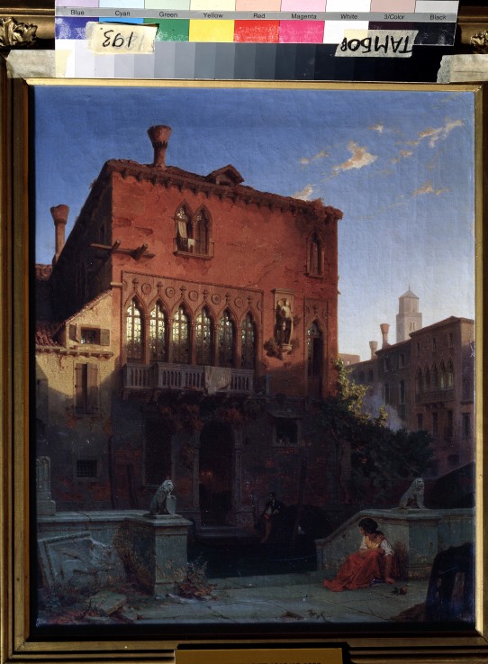 The House of Othello, the Moore in Venice od Eduard Gerhardt