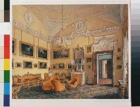 Interiors of the Winter Palace. The First Reserved Apartment. The Drawing-Room of Duke Maximilian Le