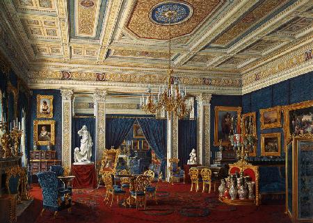 Blue Drawing-Room in the Mariinsky Palace in Saint Petersburg