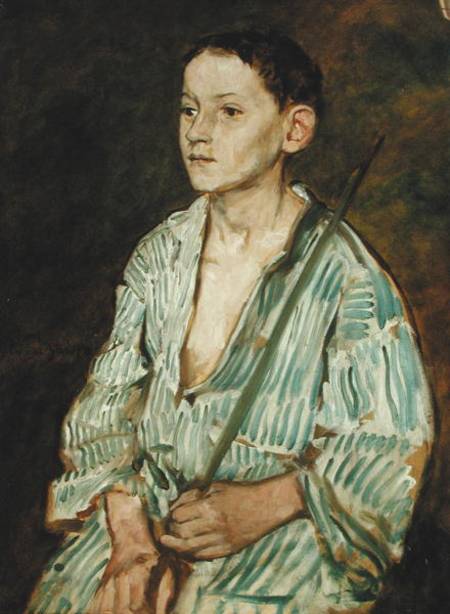 Portrait of a Boy od Eduard Karl Franz von Gebhardt