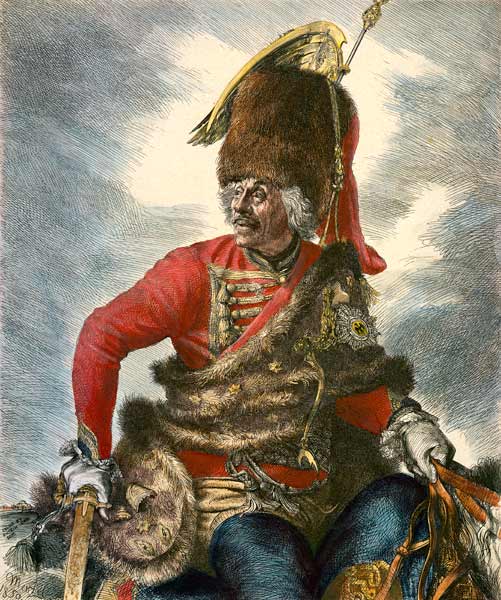 Preußischer Reitergeneral od Eduard Kretzschmar