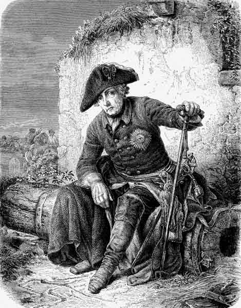 Frederick the Great (From the Illustrirte Zeitung) od Eduard Kretzschmar