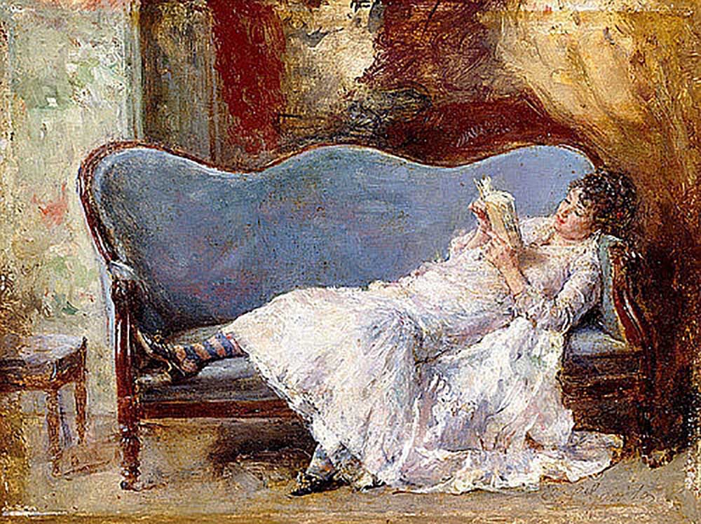 Reading lady od Eduardo-Leon Garrido