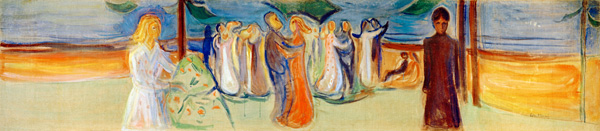 Tanz am Strand od Edvard Munch