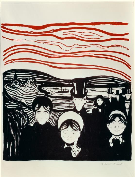 Fear od Edvard Munch