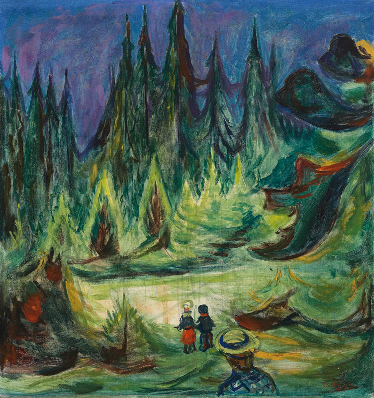 Der Märchenwald od Edvard Munch