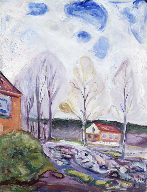 Frühjahr, Åsgårdstrand od Edvard Munch