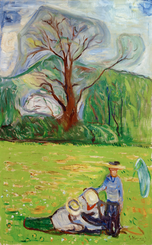 Spring Landscape od Edvard Munch