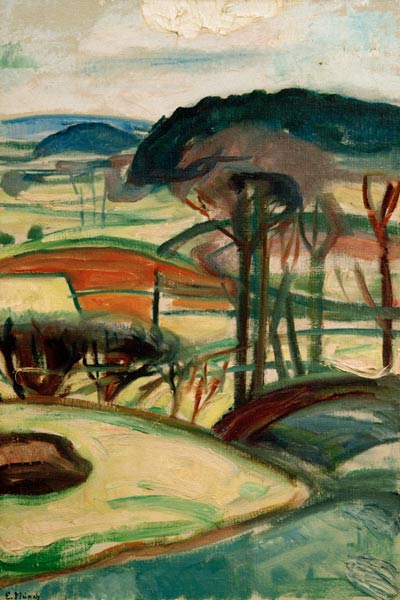 Landscape od Edvard Munch