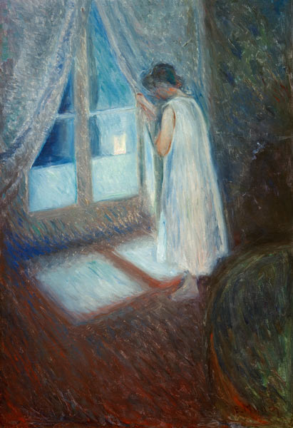 Das Mädchen am Fenster od Edvard Munch
