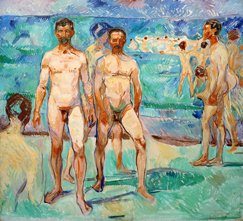 Men on the Beach od Edvard Munch