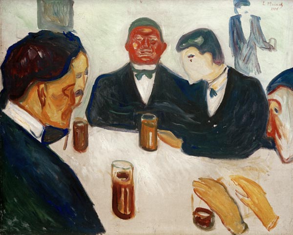 Men Drinking od Edvard Munch