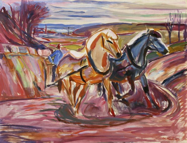 Munch, Horses od Edvard Munch