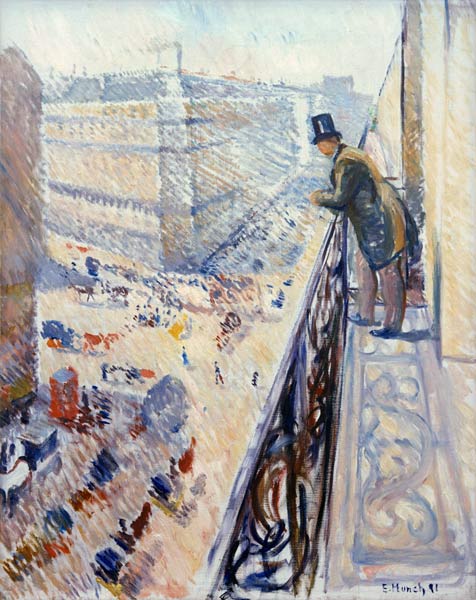 Rue Lafayette od Edvard Munch