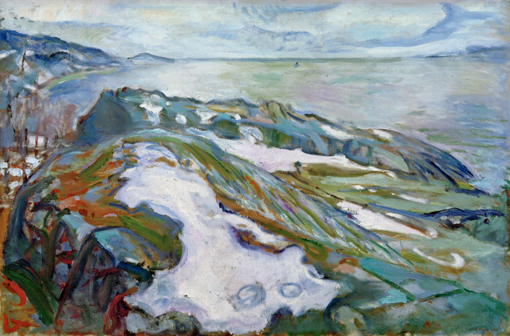Winter landscape od Edvard Munch
