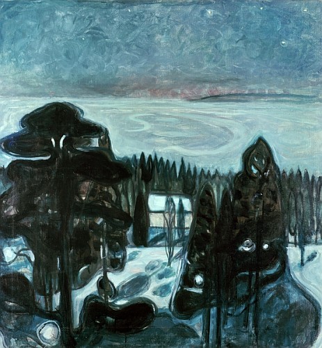 A White Night  od Edvard Munch